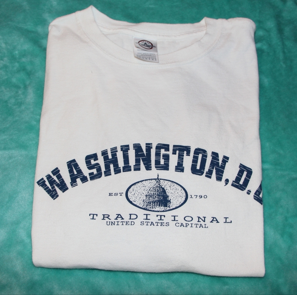White Washington Dc Tee